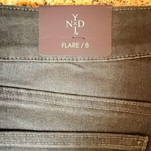 NYDJ Gray Flare Jeans size 8